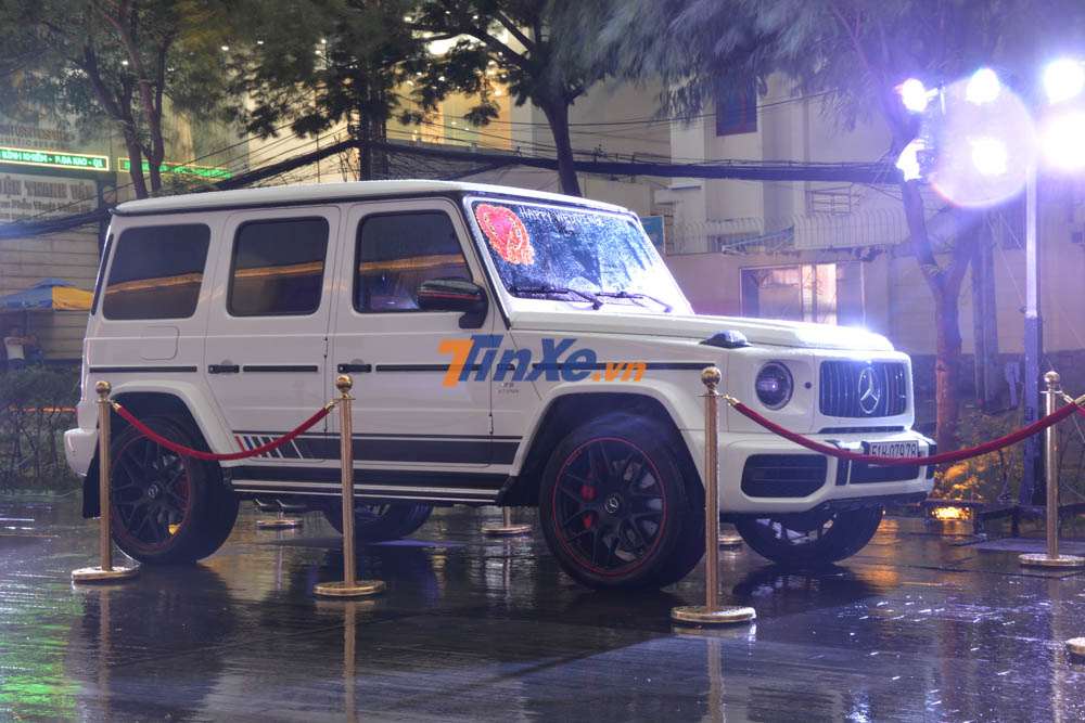  Mercedes-AMG G63 Edition 1 của minh nhựa c&oacute; m&agrave;u sơn l&agrave; trắng