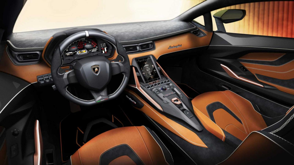 Nội thất vừa sang trọng vừa thể thao của Lamborghini Sián Nội thất vừa sang trọng vừa thể thao của Lamborghini Sián