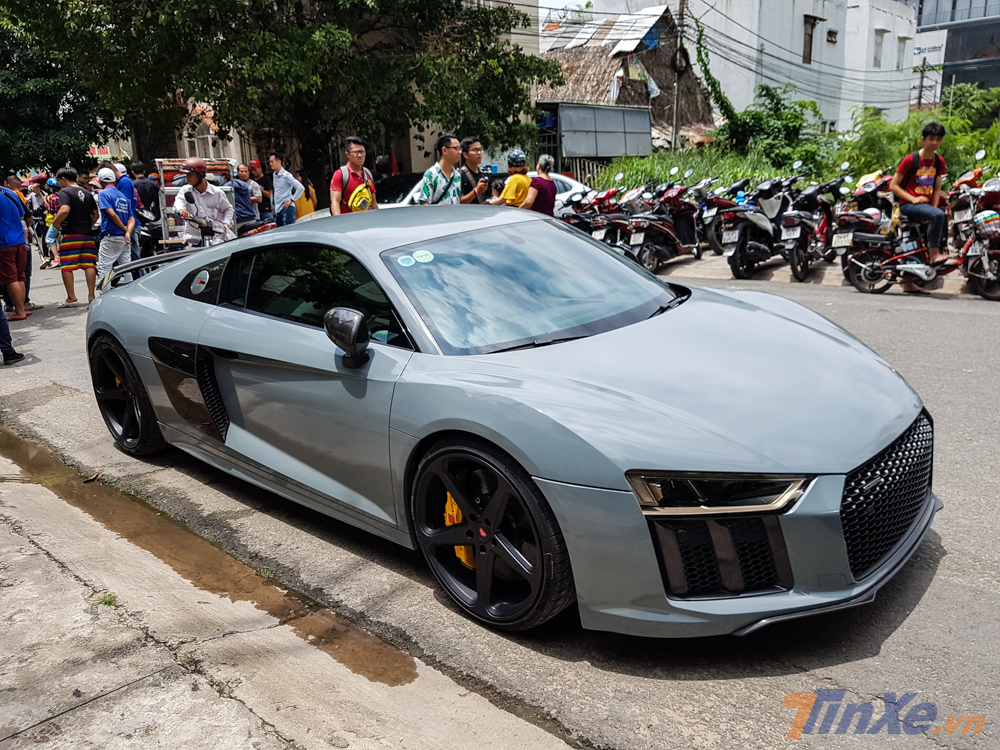 siêu xe Audi R8 V10 Plus thay áo nhiều nhất Việt Nam siêu xe Audi R8 V10 Plus thay áo nhiều nhất Việt Nam