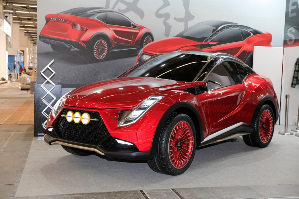 Tại hội trường Triển l&atilde;m &Ocirc; t&ocirc; Frankfurt 2019, người ta c&oacute; thấy sự xuất hiện của một mẫu xe rất lạ mang t&ecirc;n San Yuan