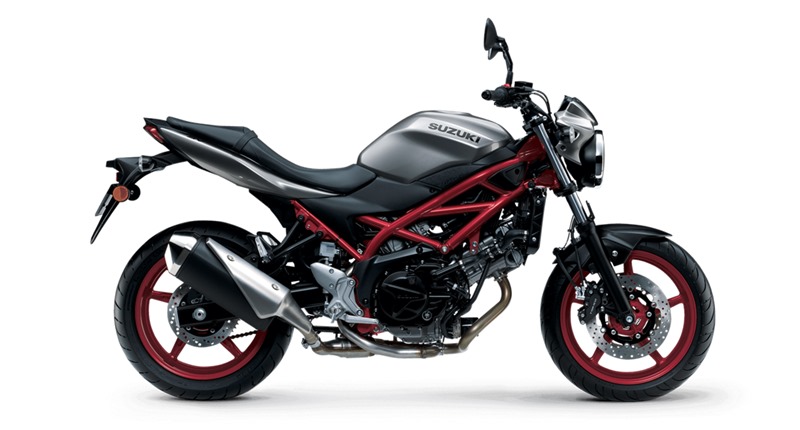 Phiên bản đặc biệt với khung đỏ bình xám trên Suzuki SV650
