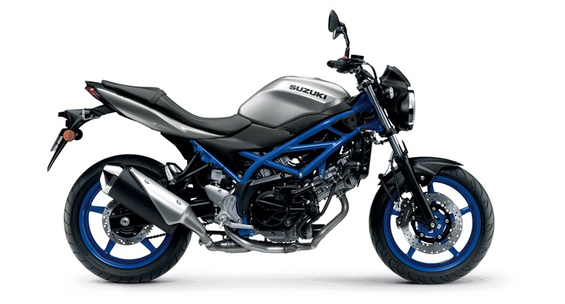 Phiên bản trắng xám trên Suzuki SV650