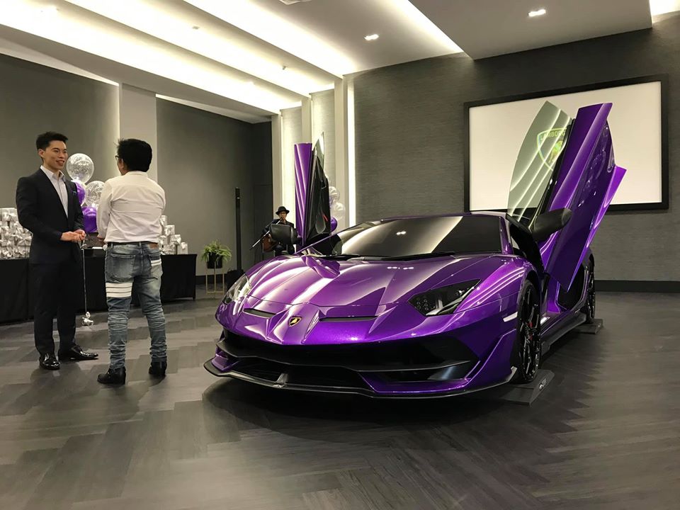 Ngoại thất chiếc Lamborghini Aventador SVJ thứ 3 tại Th&aacute;i Lan mang m&agrave;u Viola Aletheia