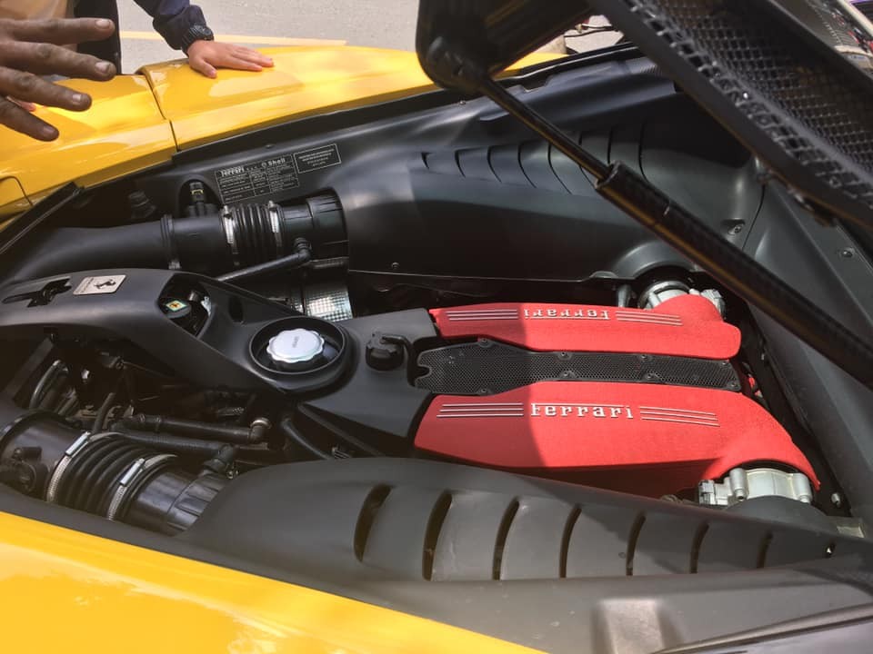 Động cơ V8 của siêu xe Ferrari 488 GTB