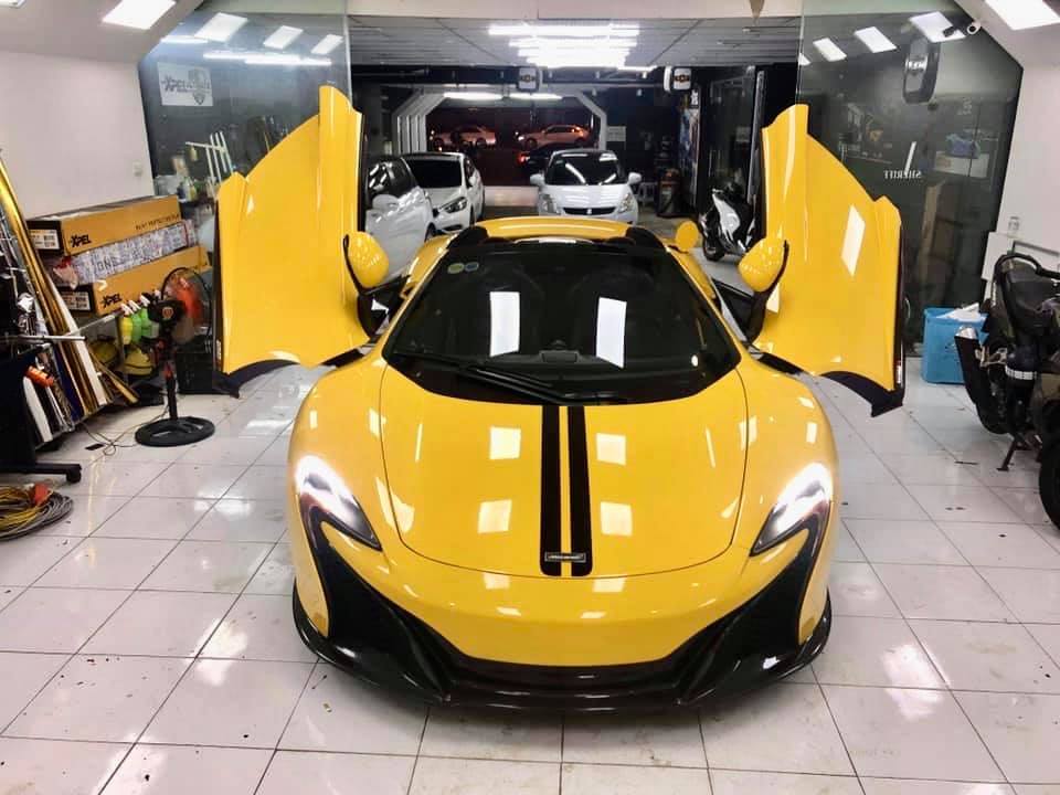 Si&ecirc;u xe mui trần McLaren 650S Spider từng của Cường Đ&ocirc;-la thay &aacute;o mới