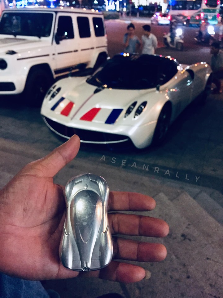 Cận cảnh ch&igrave;a kho&aacute; của Pagani Huayra độc nhất v&ocirc; nhị ở Việt Nam