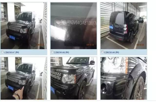 C&ograve;n đ&acirc;y l&agrave; h&igrave;nh ảnh do đơn vị bảo hiểm cung cấp cho b&agrave; Xie l&uacute;c chiếc Land Rover Discovery thế hệ cũ gặp nạn