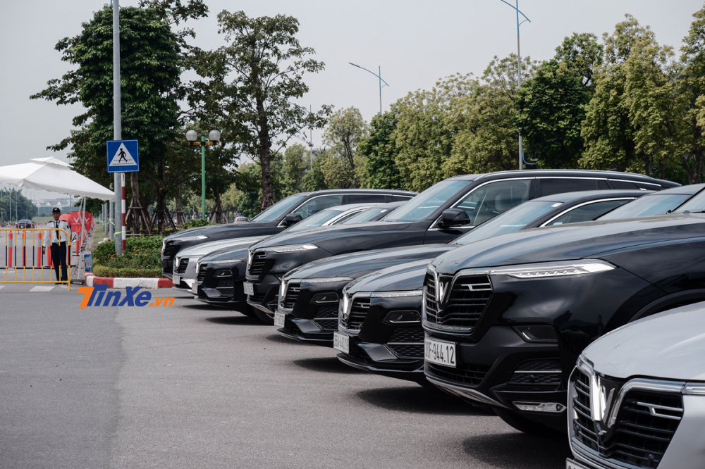 H&atilde;ng xe Việt đem đến kh&aacute; nhiều lượng xe Lux A2.0 v&agrave; Lux SA2.0 để phục vụ kh&aacute;ch tham gia chương tr&igrave;nh