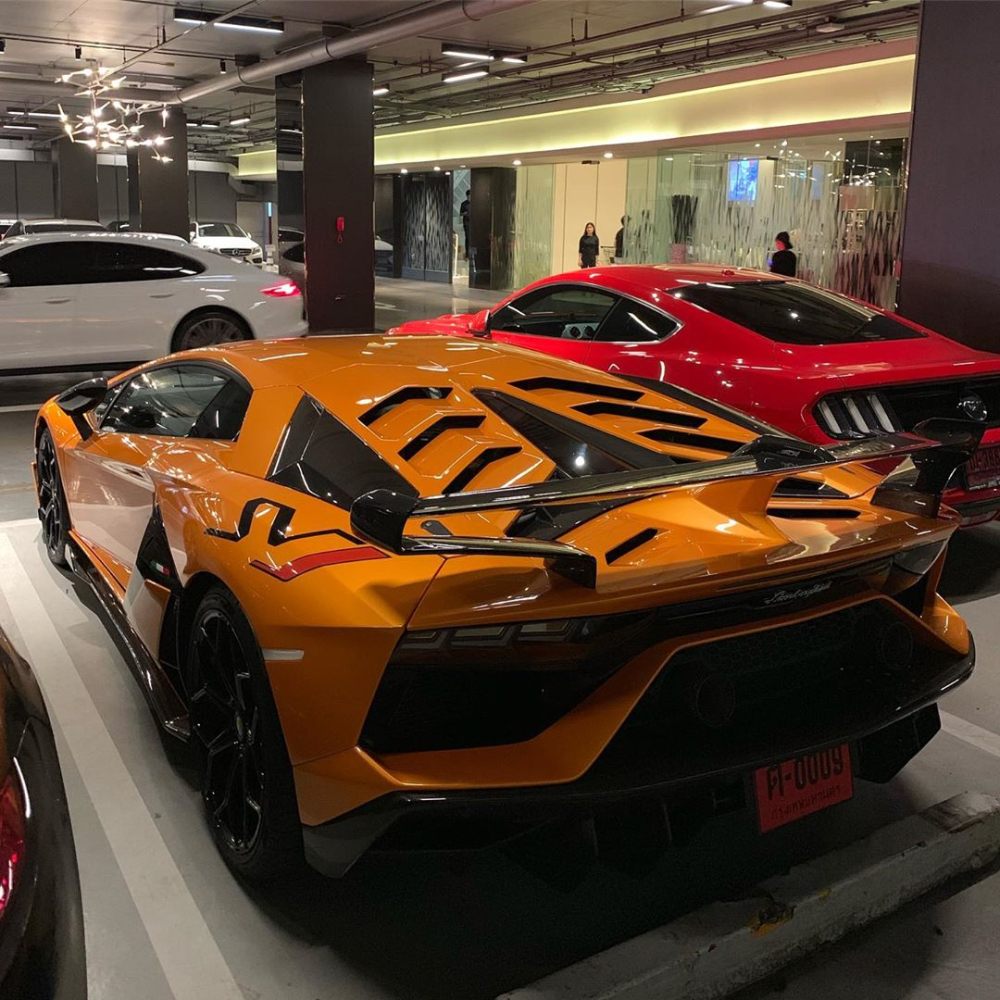 Đ&acirc;y l&agrave; chiếc si&ecirc;u xe Lamborghini Aventador SVJ thứ 4 ở Th&aacute;i Lan