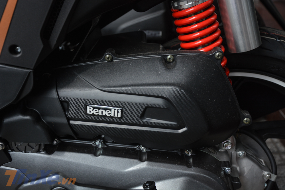 Benelli VZ125i 2019 sử dụng khối động cơ xy-lanh đơn, dung t&iacute;ch 124cc