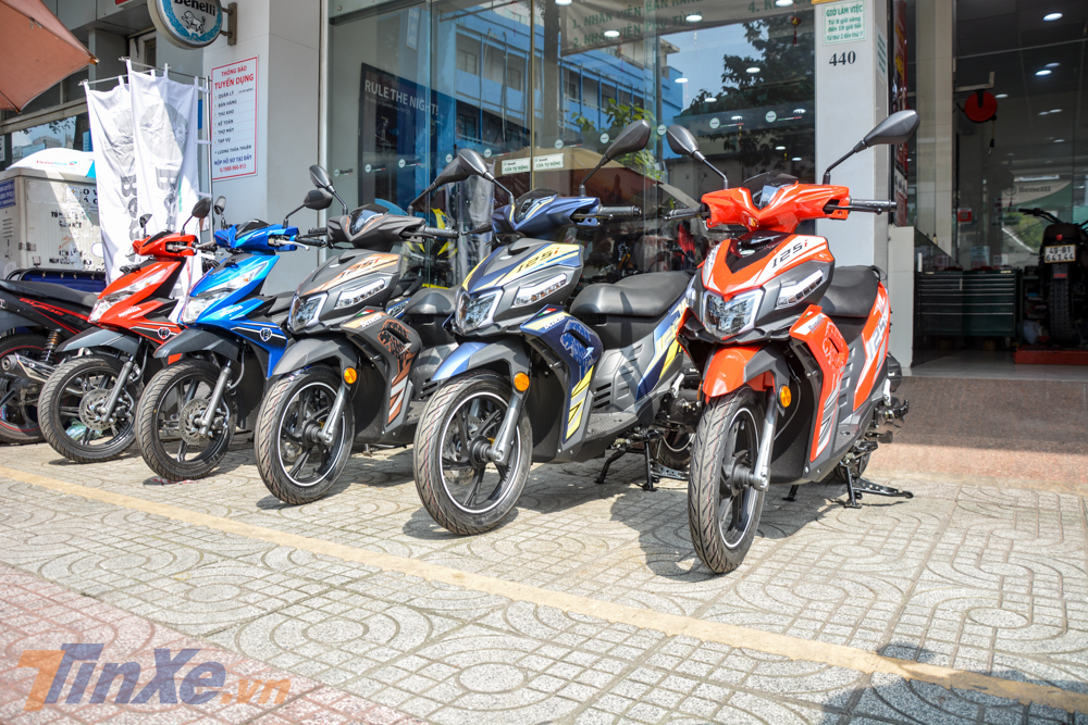 Benelli VZ125i 2019 cạnh tranh trực tiếp c&ugrave;ng Yamaha FreeGo v&agrave; Honda Vision