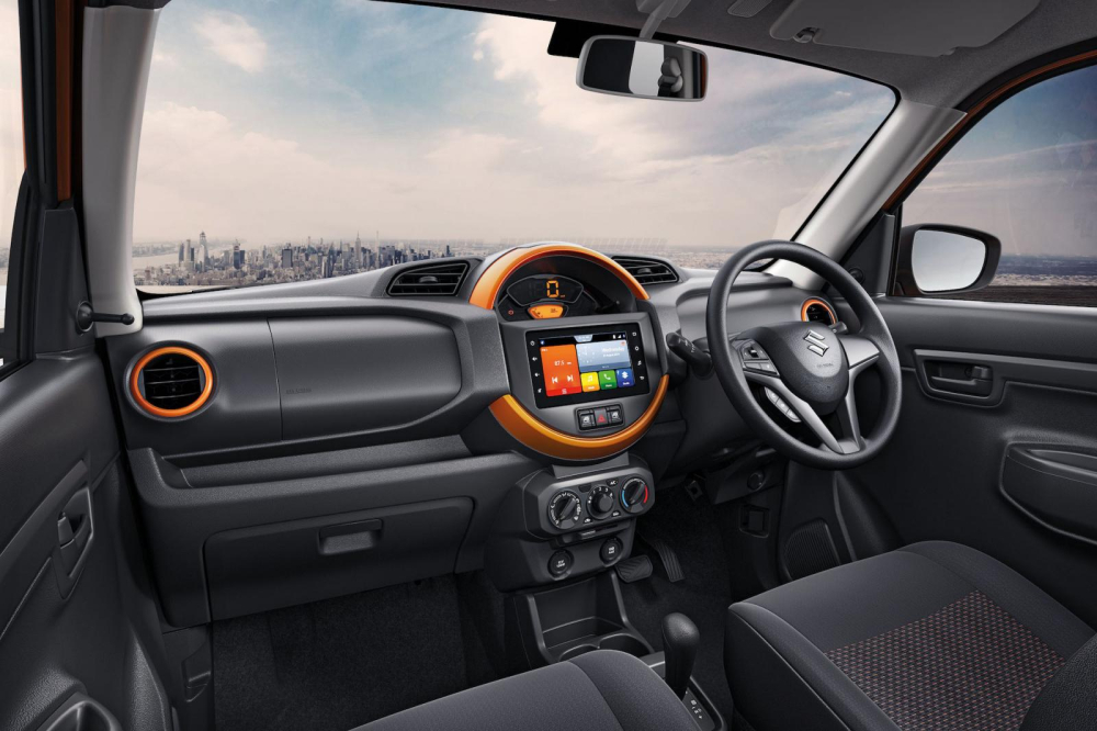 Thiết kế nội thất của Suzuki S-Presso 2020 c&oacute; nhiều n&eacute;t gợi li&ecirc;n tưởng đến xe Mini
