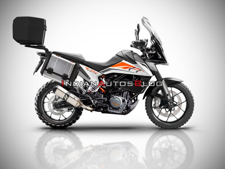 Ngoại h&igrave;nh dự kiến của KTM 390 Adventure sắp ra mắt
