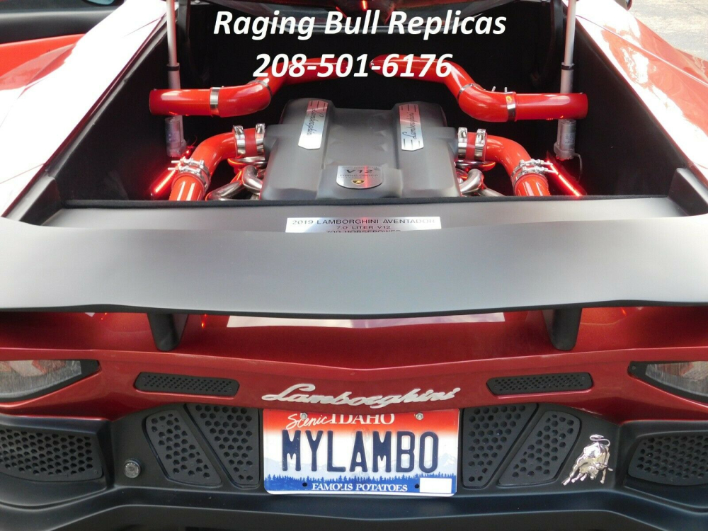 Chiếc Lamborghini Aventador Roadster h&agrave;ng nh&aacute;i cũng c&oacute; c&aacute;nh gi&oacute; đu&ocirc;i như thật