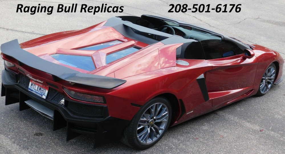 Chiếc Lamborghini Aventador Roadster tự chế n&agrave;y được trang bị động cơ kh&aacute; mạnh của Chevrolet Corvette