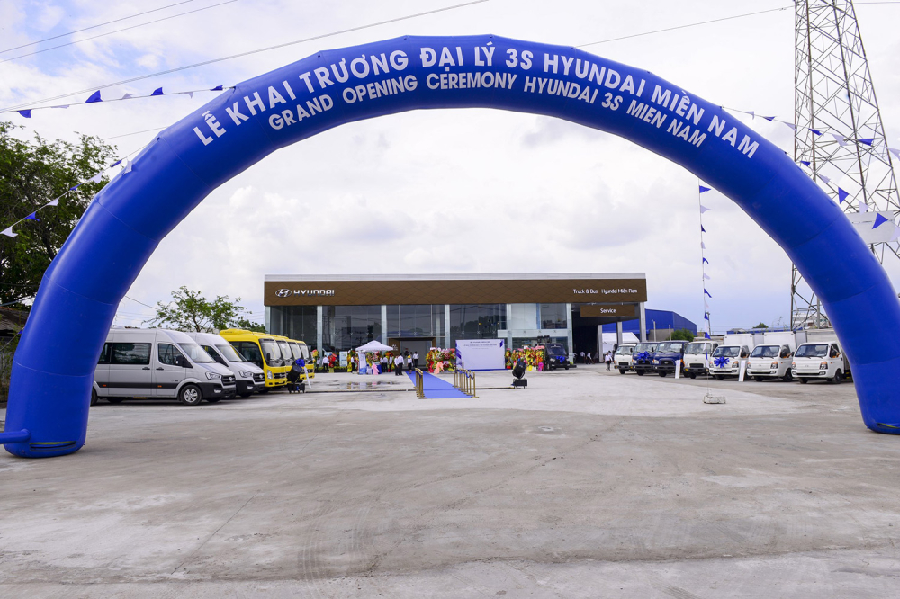 Khai trương đại l&yacute; 3S Hyundai Miền Nam