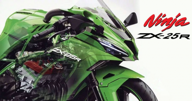 Kawasaki Ninja ZX-25R sẽ được trang bị động cơ 4 xy-lanh