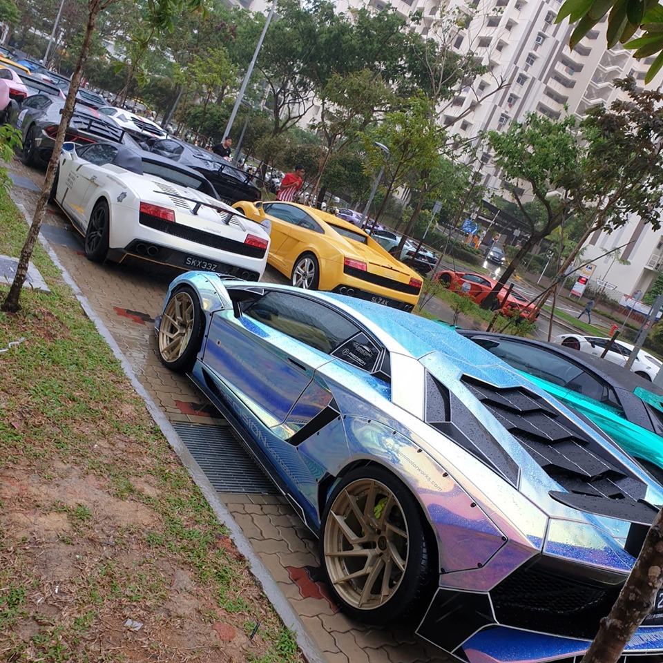 Có 40 siêu xe Lamborghini tham dự vào sự kiện này