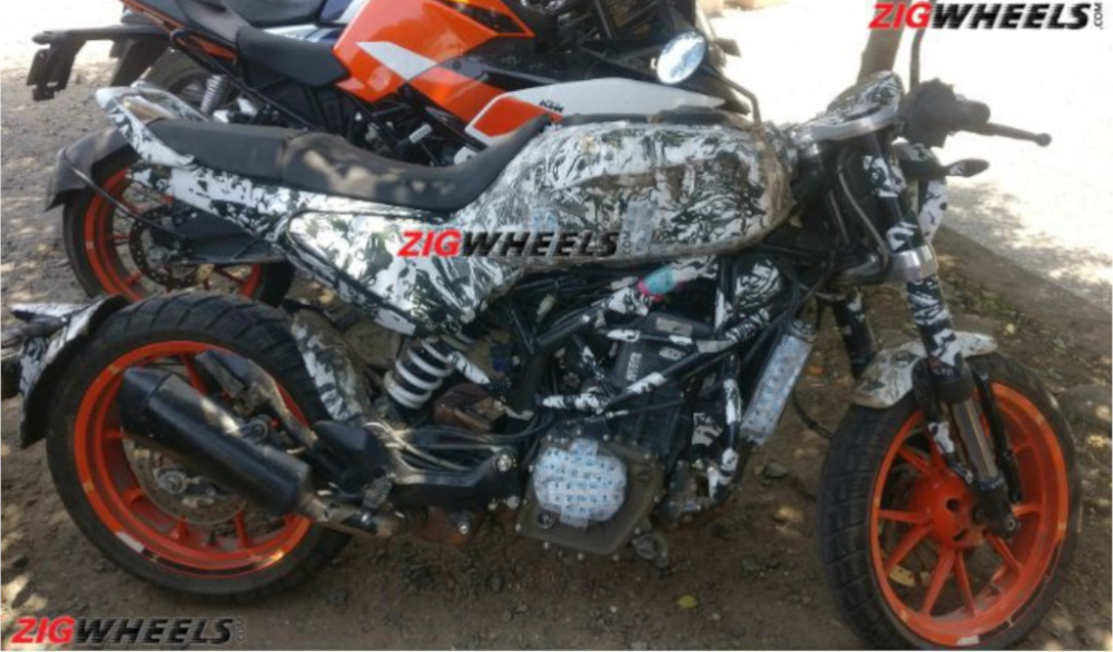 Xe trang bị v&agrave;nh đ&uacute;c tương tự như mẫu naked bike KTM 390 Duke