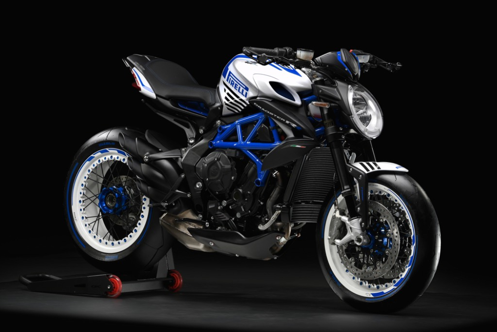 MV Agusta Dragster 800 RR Pirelli màu Trắng Xanh MV Agusta Dragster 800 RR Pirelli màu Trắng Xanh