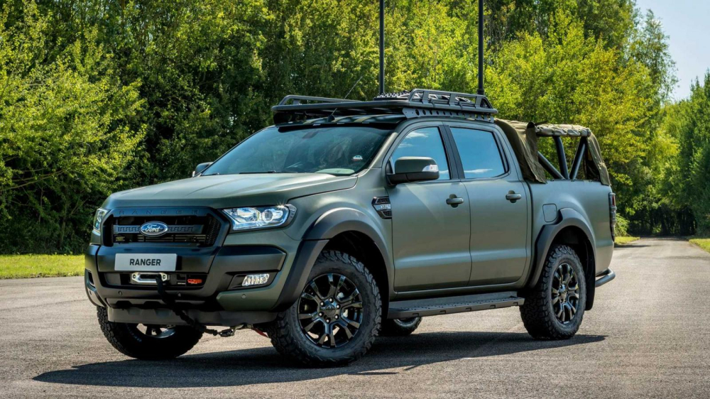 Diện mạo của Ricardo Ford Ranger 2019 được chế tạo cho mục đích quân sự