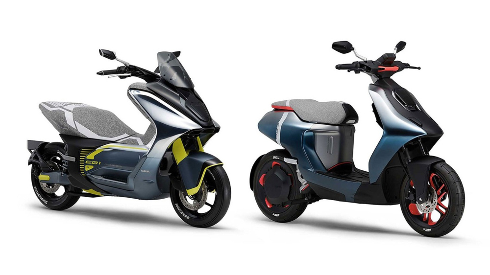 Cặp đôi xe máy điện E01 và E02 sẽ ra mắt tại Tokyo Motor Show