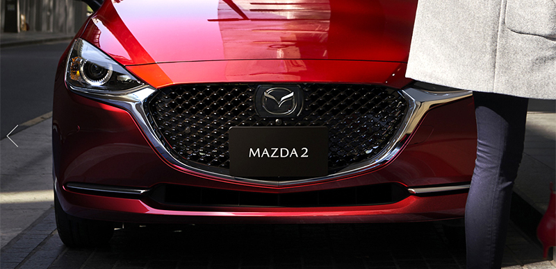 Cận cảnh thiết kế đầu xe của Mazda2 mới