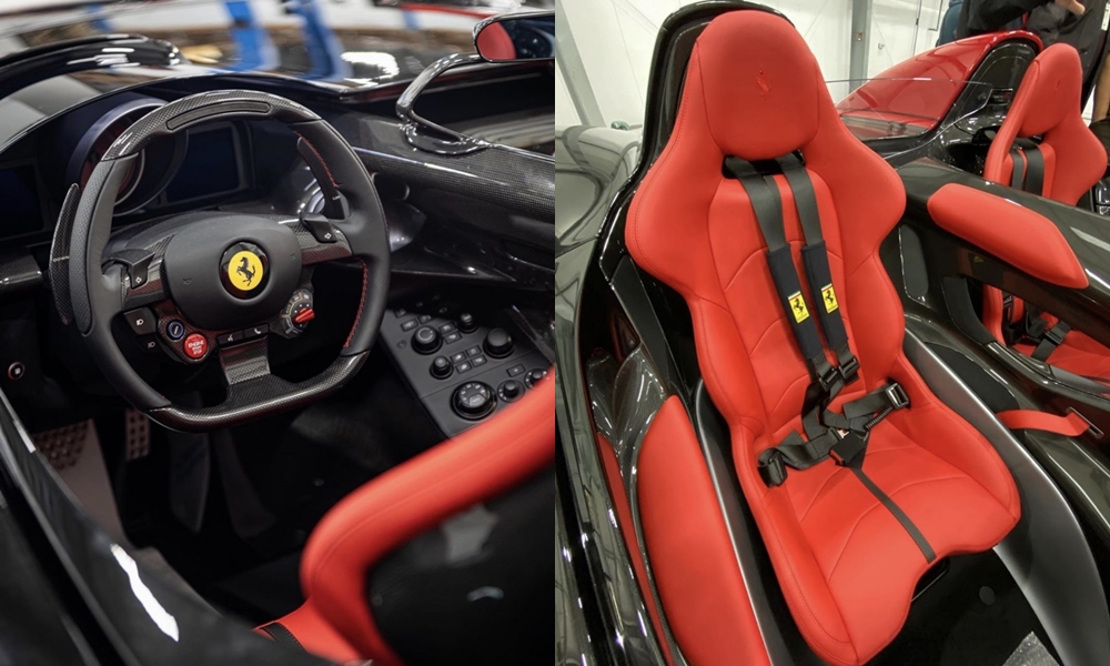Cận cảnh khoang lái của Ferrari Monza SP2