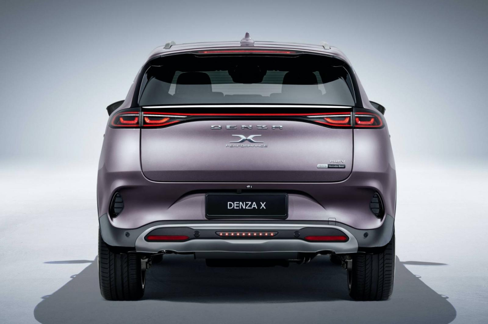 Cản sau của Denza X khác biệt so với phiên bản concept
