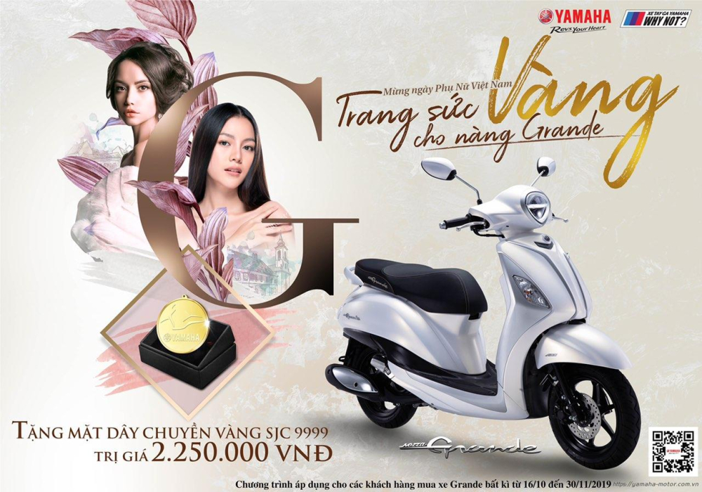 Mua Grande nhận ngay mặt dây chuyền vàng trị giá 2.250.000 đồng