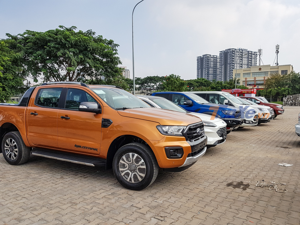 D&agrave;n xe Ford trước giờ G triển l&atilde;m VMS 2019
