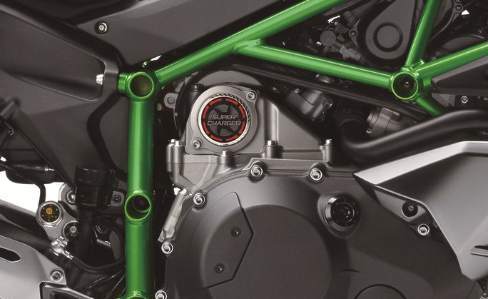 Chiếc Naked bike sẽ sở hữu bộ siêu nạp đỉnh cao giống trên Kawasaki H2