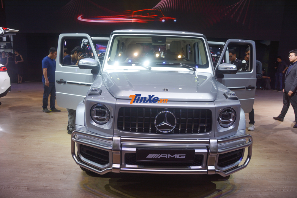 Mercedes-AMG G63 2019 tại gian h&agrave;ng Mercedes-Benz tại triển l&atilde;m &ocirc; t&ocirc; Việt Nam 2019