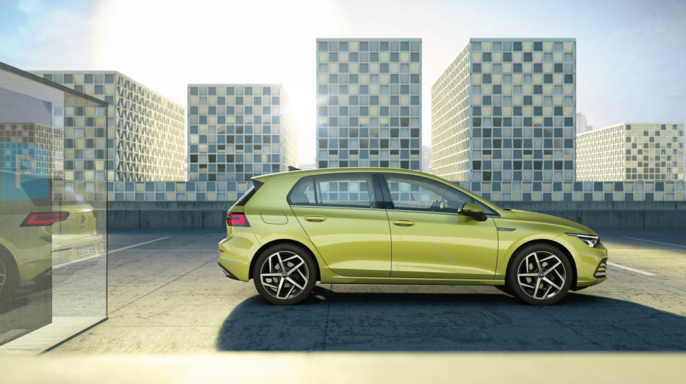 Volkswagen Golf 2020 có kích thước nhỉnh hơn trước một chút