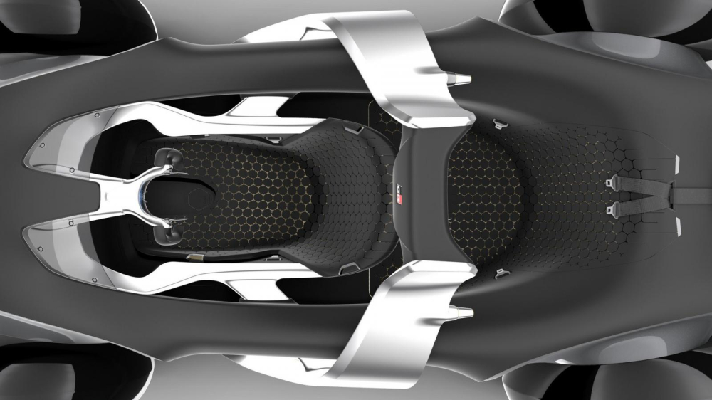 Bố cục ghế ngồi trong Toyota e-Racer