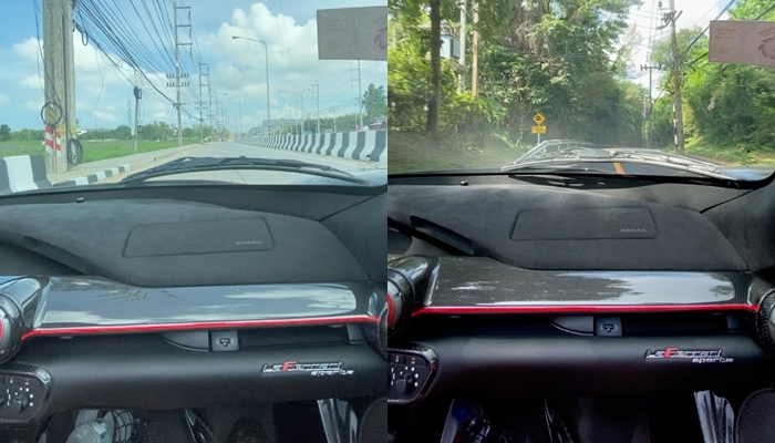 Si&ecirc;u xe mui trần Ferrari LaFerrari Aperta mang biển tứ qu&yacute; 8 của Campuchia lăn b&aacute;nh tr&ecirc;n đất Th&aacute;i Lan