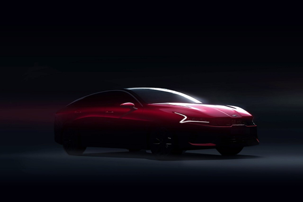 Hình ảnh phác họa Optima mới do hãng Kia tung ra