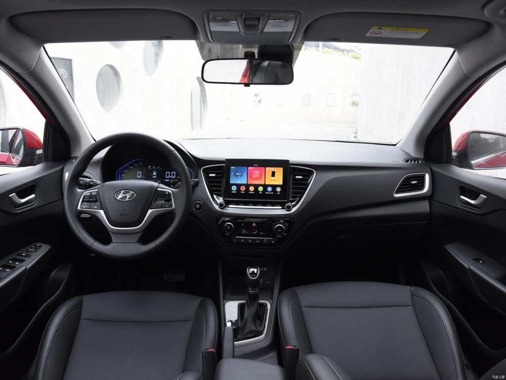 Nội thất bên trong Hyundai Accent 2020 tại Trung Quốc
