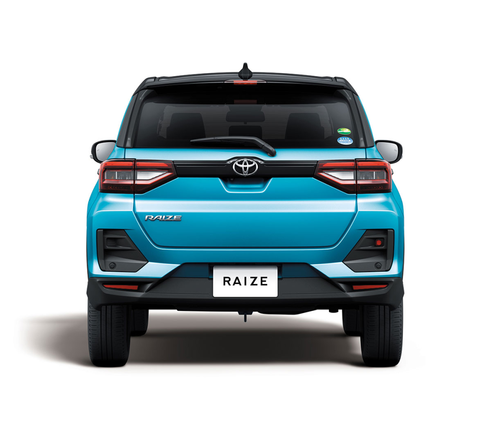 Thiết kế đu&ocirc;i xe của Toyota Raize 2020