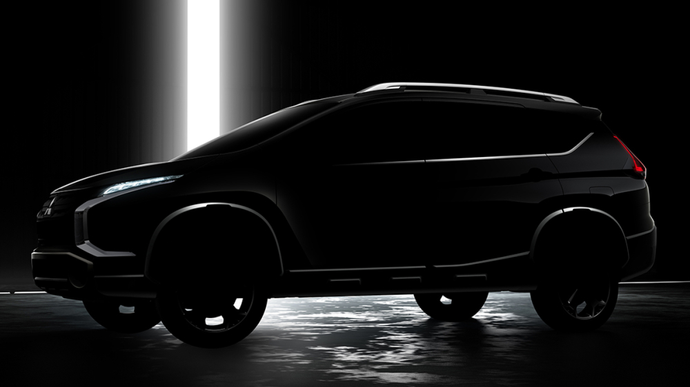 Hình ảnh đầu tiên của mẫu SUV lai MPV mới nhà Mitsubishi