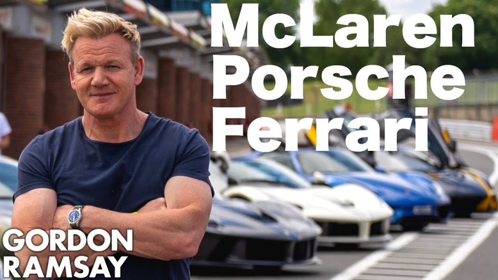 Gordon Ramsay không chỉ là đầu bếp nổi tiếng mà còn thích sưu tập siêu xe