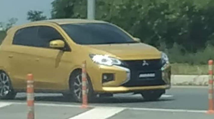 Mitsubishi Mirage 2020 bị bắt gặp trên đường thử tại Thái Lan