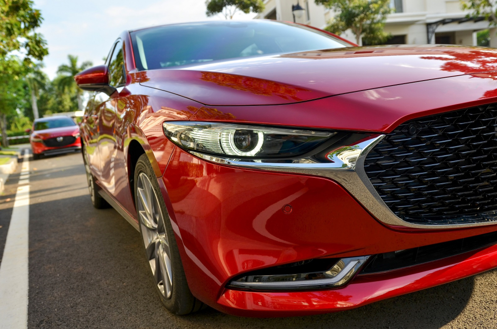 Đèn chiếu sáng của Mazda3 2020 Premium giờ đây có đầy đủ tính năng như trang bị của một mẫu xe sang