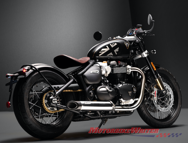 Chiếc Triumph Bobber TFC được sản xuất giới hạn 750 chiếc trên toàn thế giới