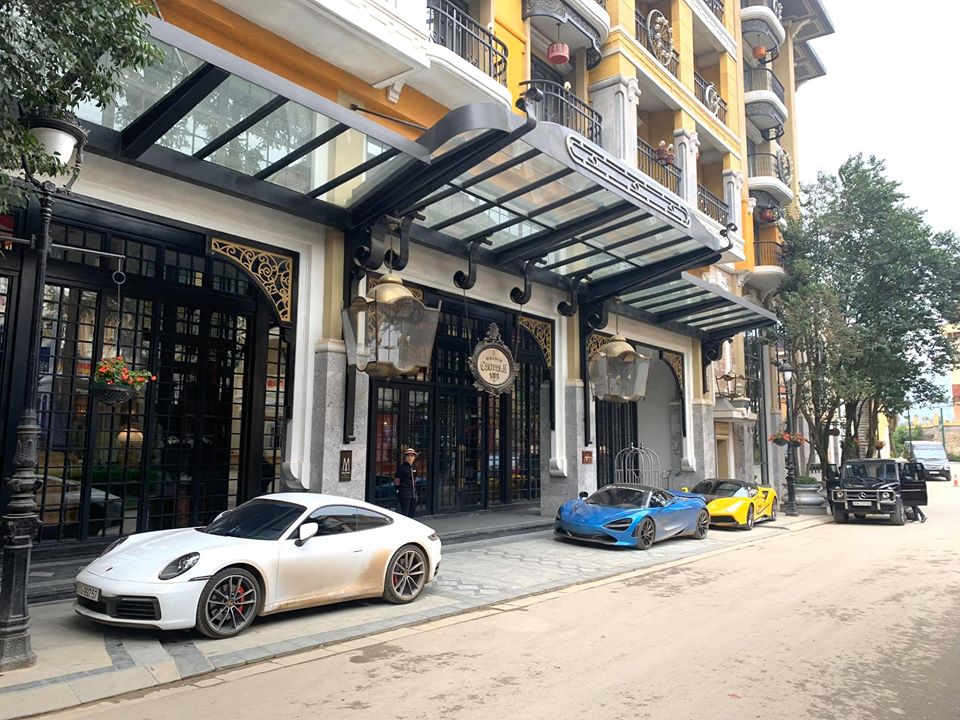 Đoàn siêu xe, xe thể thao và SUV hạng sang của Cường Đô-la và đồng đội tại Sapa