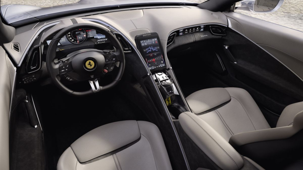 Nội thất hiếm hoi của Ferrari Roma Nội thất hiếm hoi của Ferrari Roma