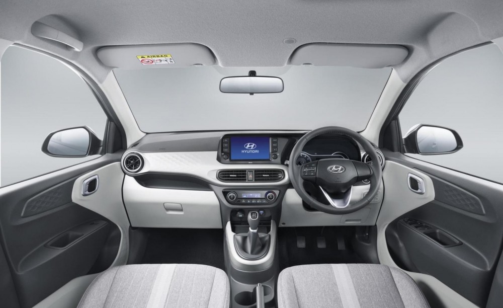 Nội thất của Hyundai Grand i10 2019 bản hatchback