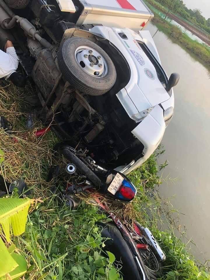 3 phương tiện bị hư hỏng nặng tại hiện trường