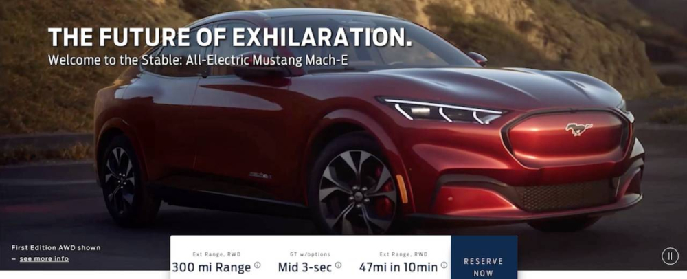 Hình ảnh hé lộ thiết kế của Ford Mustang Mach-E 2021 Hình ảnh hé lộ thiết kế của Ford Mustang Mach-E 2021