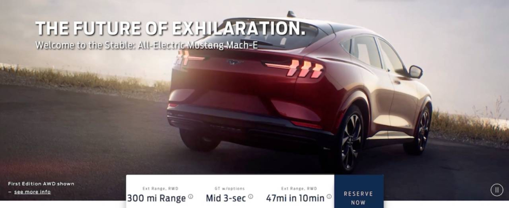 Ford Mustang Mach-E 2021 có 5 bản trang bị Ford Mustang Mach-E 2021 có 5 bản trang bị